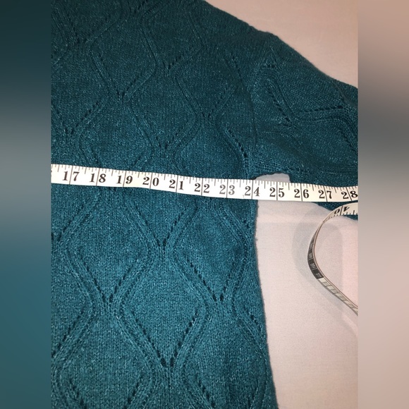 CLEO | Pointelle Tunic Teal Colour Sweater XXL - Picture 4 of 13